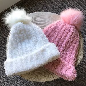 Fuzzy cozy hats